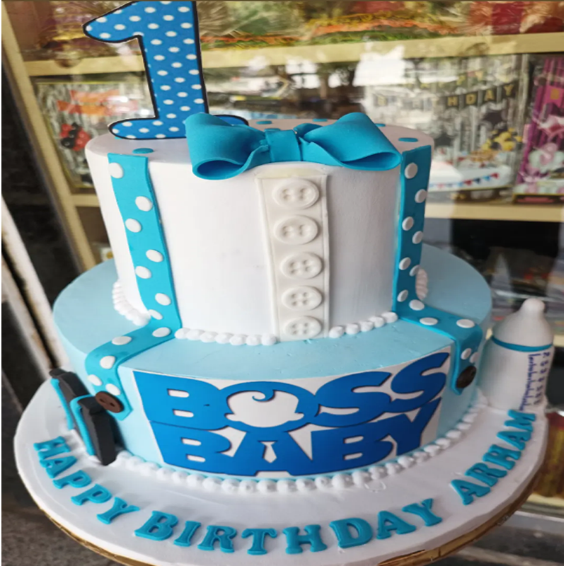 First Birthday Cake For Baby Boy