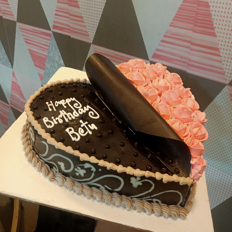Heart shaped cake