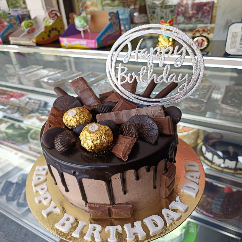 Chocolate theme cake