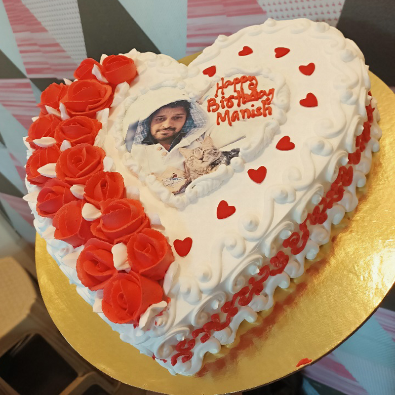 Heart shaped cake