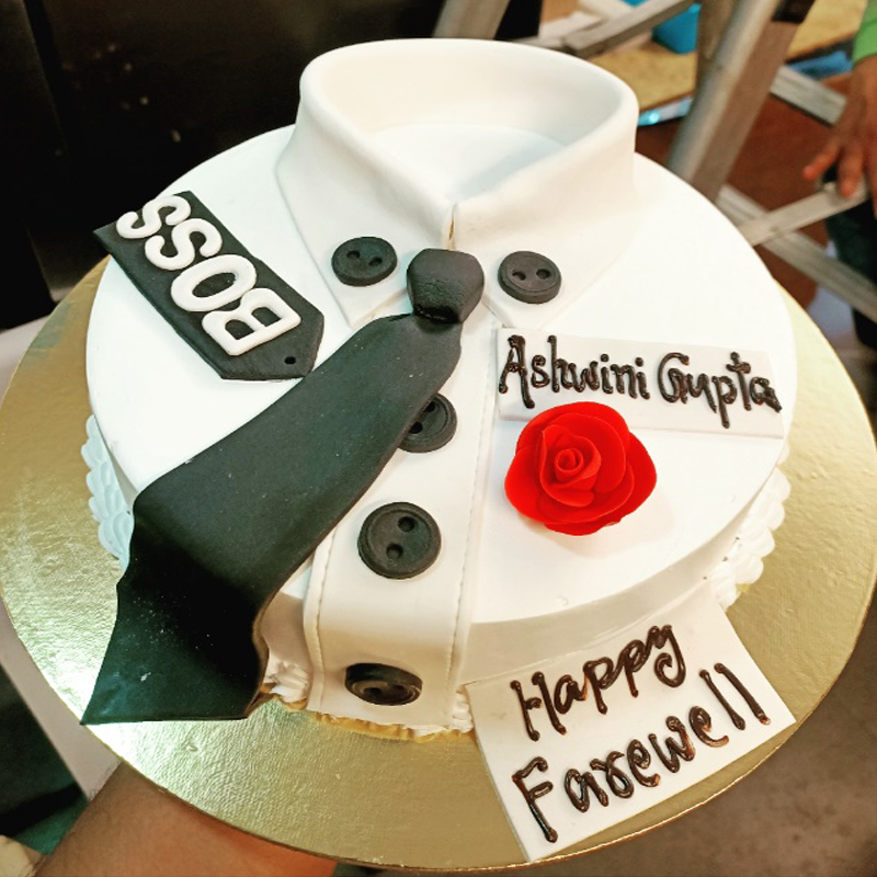 Boss Theme cake