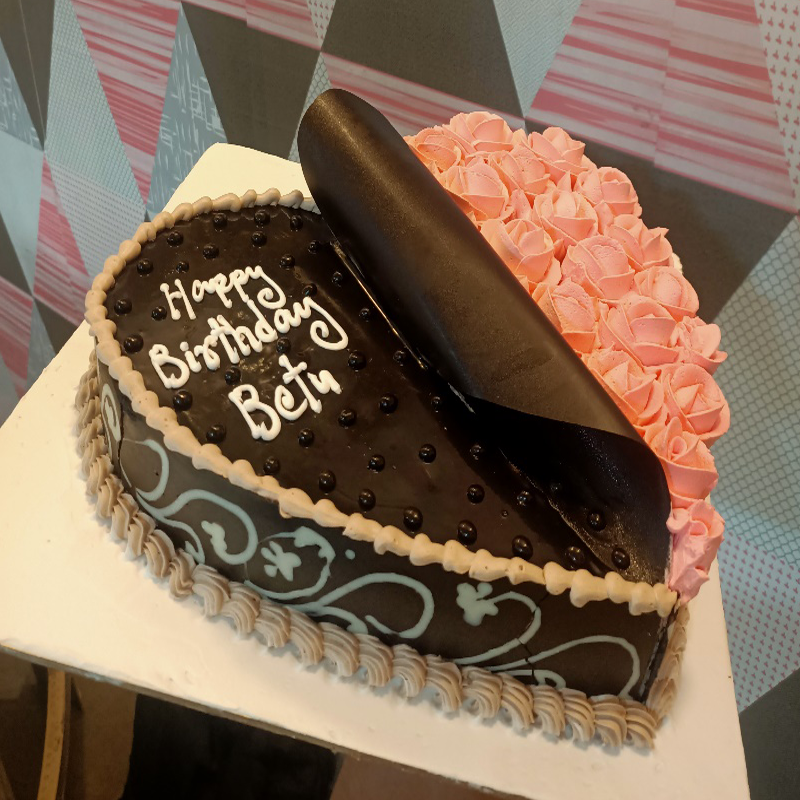 Heart shaped cake