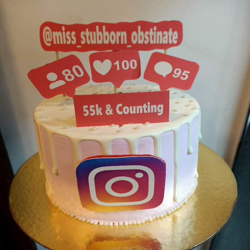 Instagram lover theme cake