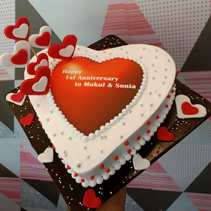 Heart shaped cake