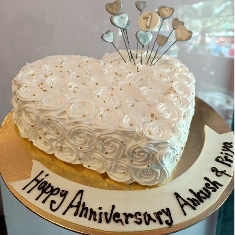 Heart shaped cake